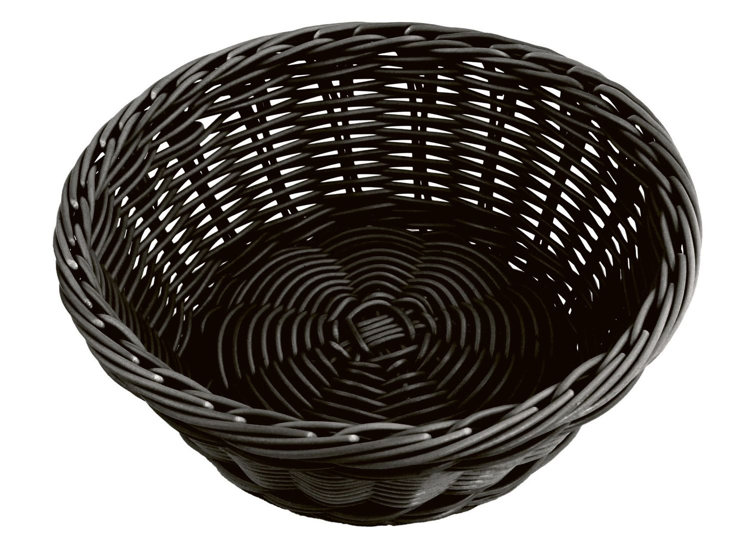 Cestino Tondo Nero Pesante 21 x 8 cm - Horeca Professional