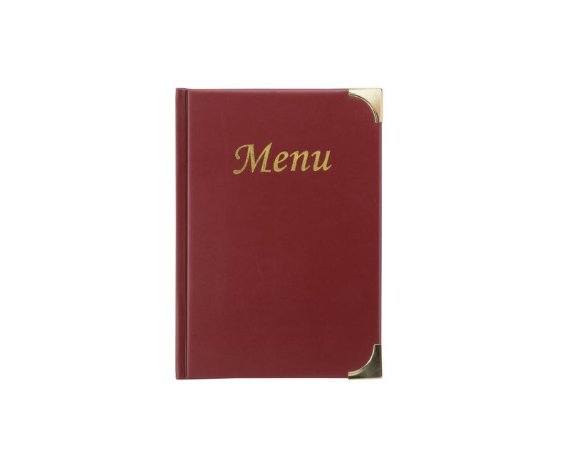 Portamenù A5 17,2 x 23,7 cm Bordeaux Basic Range - Securit