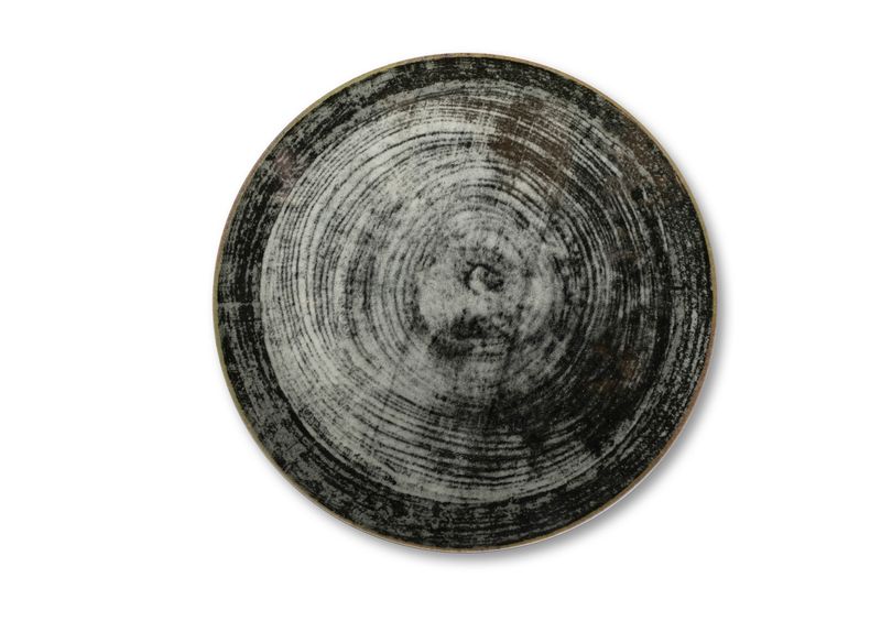 Piatto Konos Fondo Svasato 28 cm Black Round - Saturnia