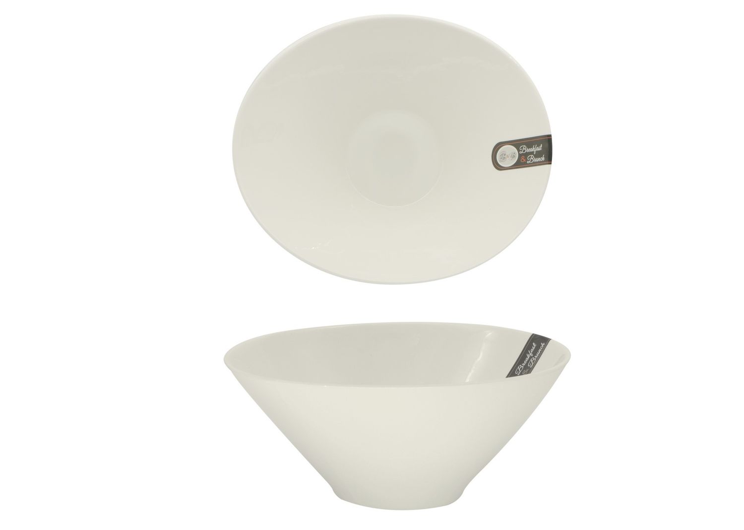 Insalatiera Ovale Conica 28,8 x 24,3 x 12,4 cm B&amp;B Breakfast &amp; Brunch - Lioness