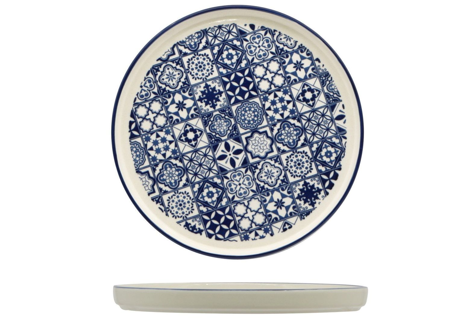 Piatto Piano Nordic 21 cm Sintra Blue - Lioness
