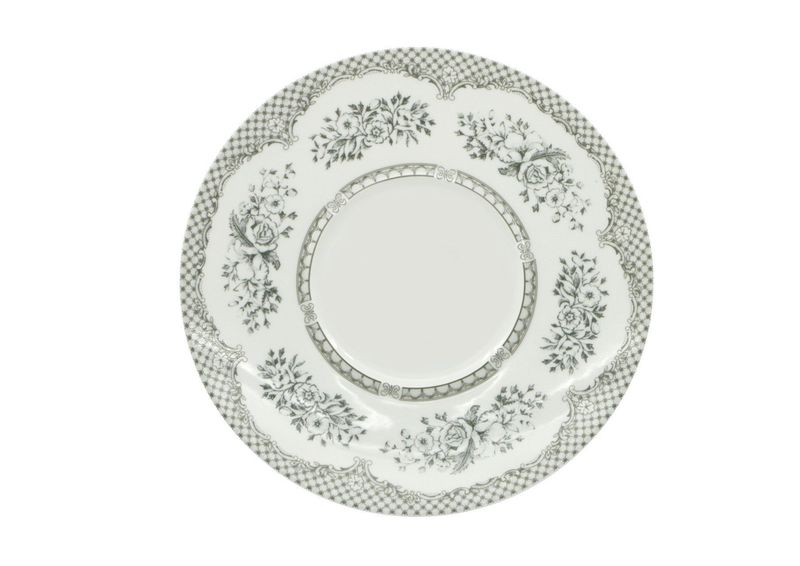 Piatto Piano Gourmet 28 cm Provence Grigio - Lioness
