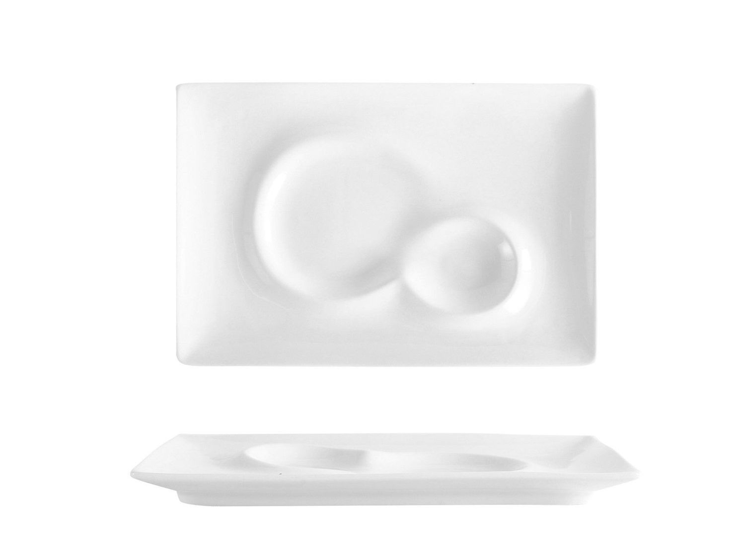 Piatto Piano Gourmet Rettangolare 30,6 x 20,7 cm Selecta - Feng