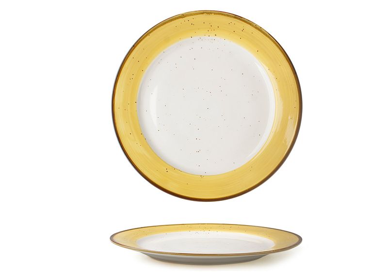 Piatto Piano Giallo 27 cm Just - Lioness