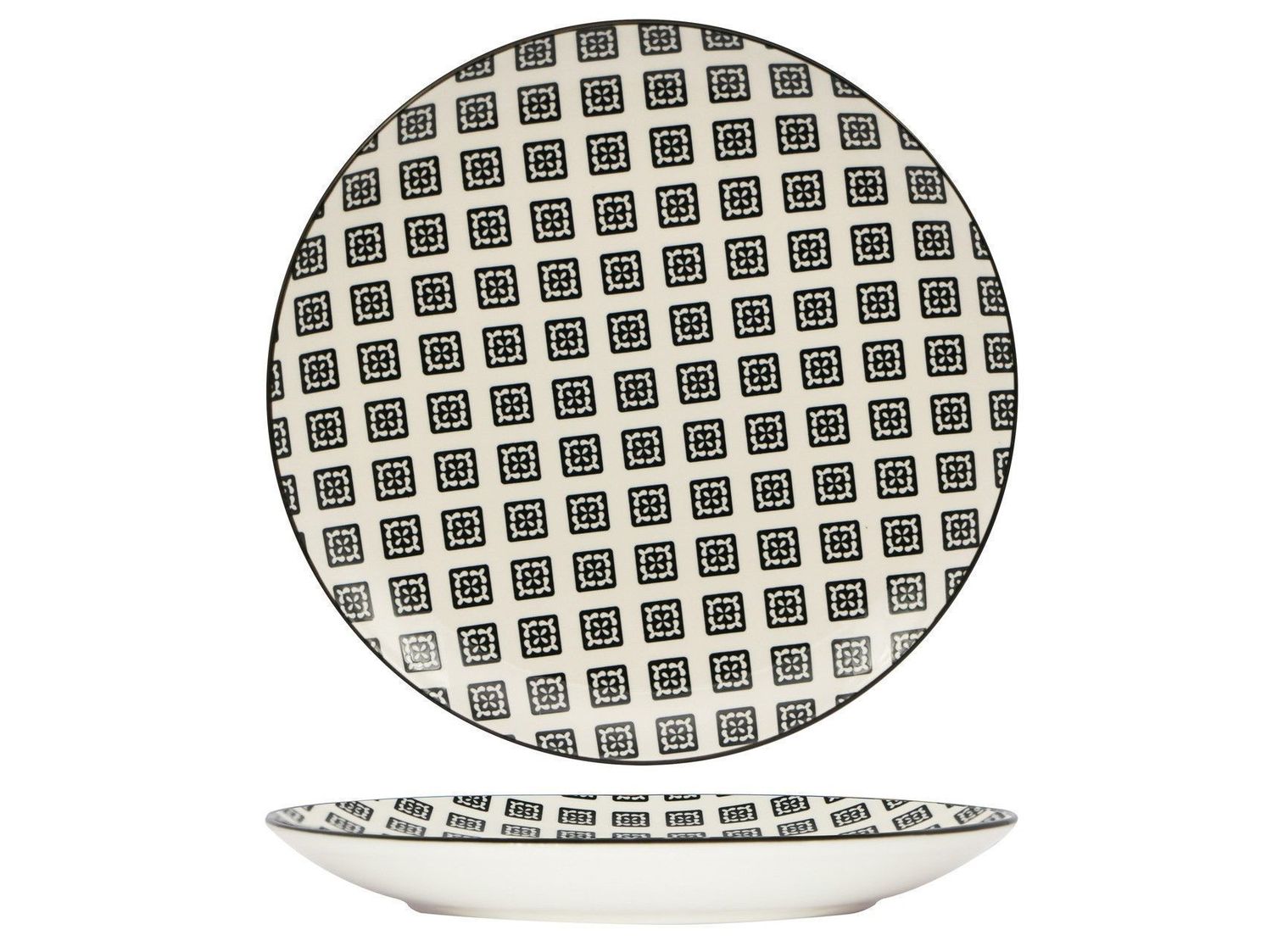Piatto Piano Black 28,5 cm Mosaik - Lioness