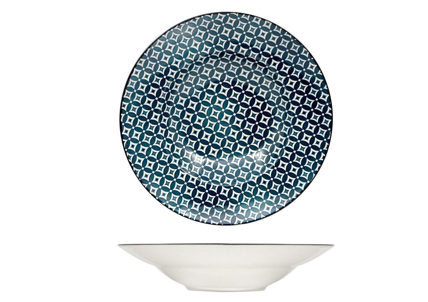 Piatto Pasta Blue 27,5 cm Mosaik - Lioness