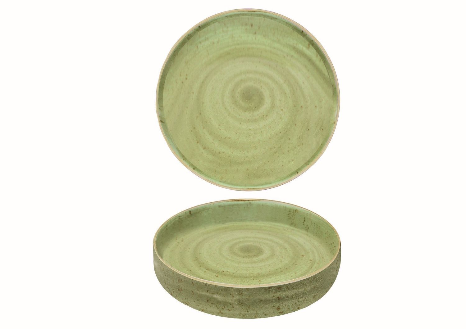 Piatto Fondo Bordo Alto 20 x 4,2 cm Meadow Green Kaden - Sango Hospitality