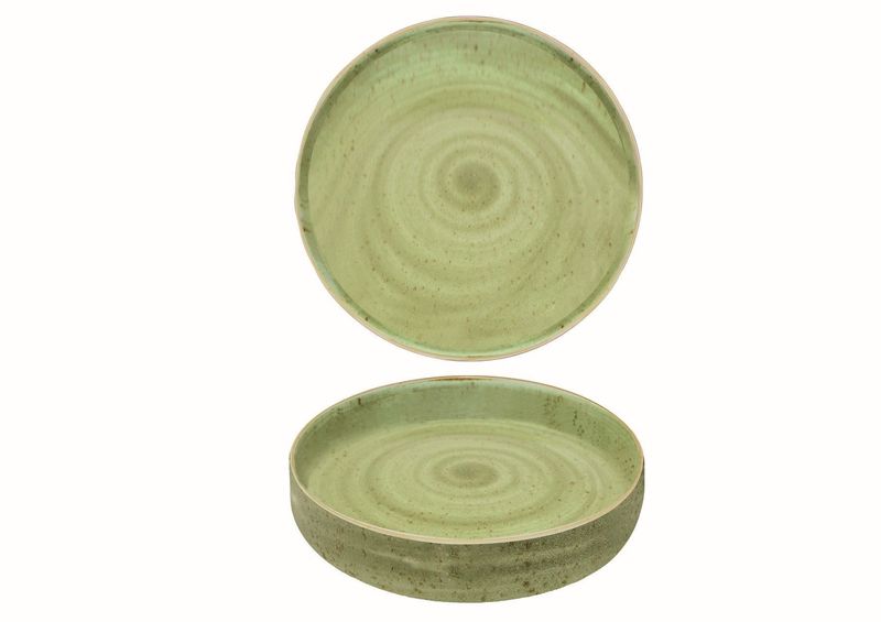 Piatto Fondo Bordo Alto 20 x 4,2 cm Meadow Green Kaden - Sango Hospitality
