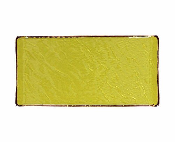 Piatto rettangolare 30 x 15 cm Vulcania Veggie Green - Tognana