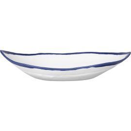 Piatto barca 35,5 x 14,2 cm White Show Plate Marina &amp; Clay - Tognana