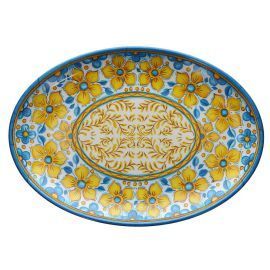 Vassoio ovale 80 x 56 cm Show Plate Narciso - Tognana