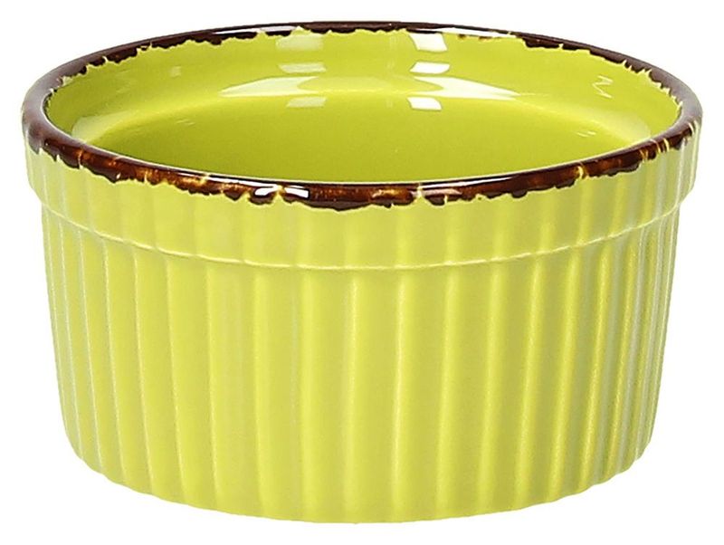 Ramequin costolato 9 cm Vulcania Veggie Green - Tognana