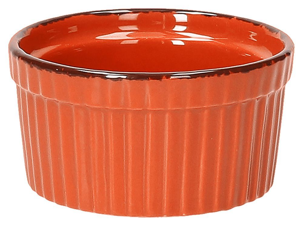 Ramequin costolato 9 cm Vulcania Veggie Orange - Tognana