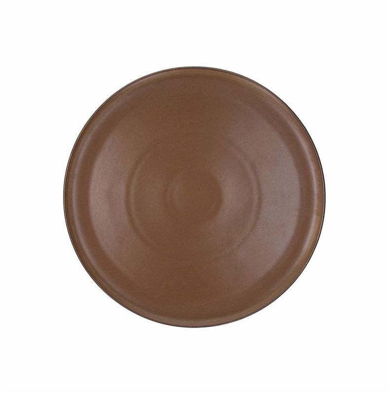 Piatto piano 31 cm Terracotta Brown biscuit - Tognana