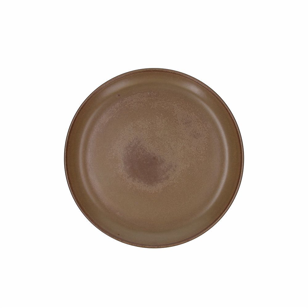 Piatto piano 28 cm Terracotta Brown biscuit - Tognana