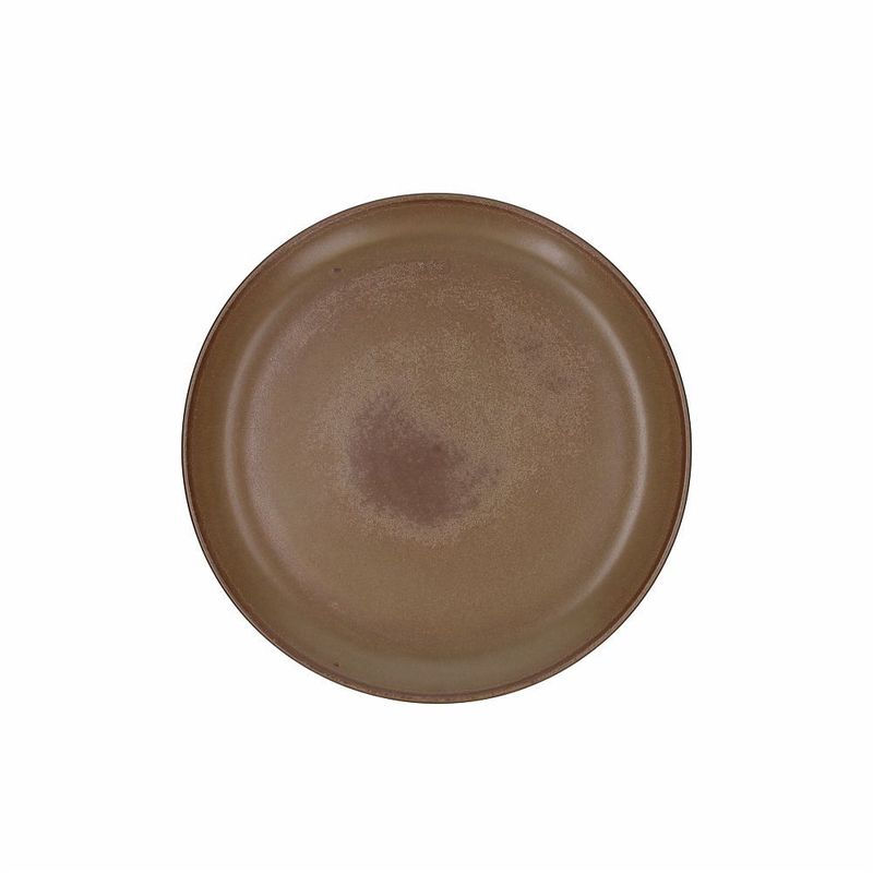 Piatto piano 28 cm Terracotta Brown biscuit - Tognana