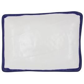 Piatto rettangolare 40 x 30 cm White Show Plate Marina &amp; Clay - Tognana