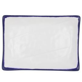 Piatto rettangolare 32,8 x 23,8 cm White Show Plate Marina &amp; Clay - Tognana