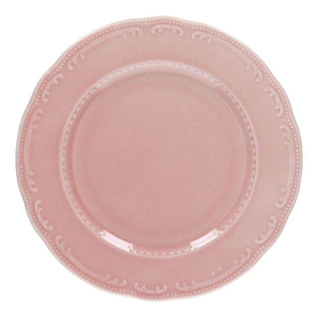 Piatto piano 28 cm Vecchio Vienna Rosa - Tognana