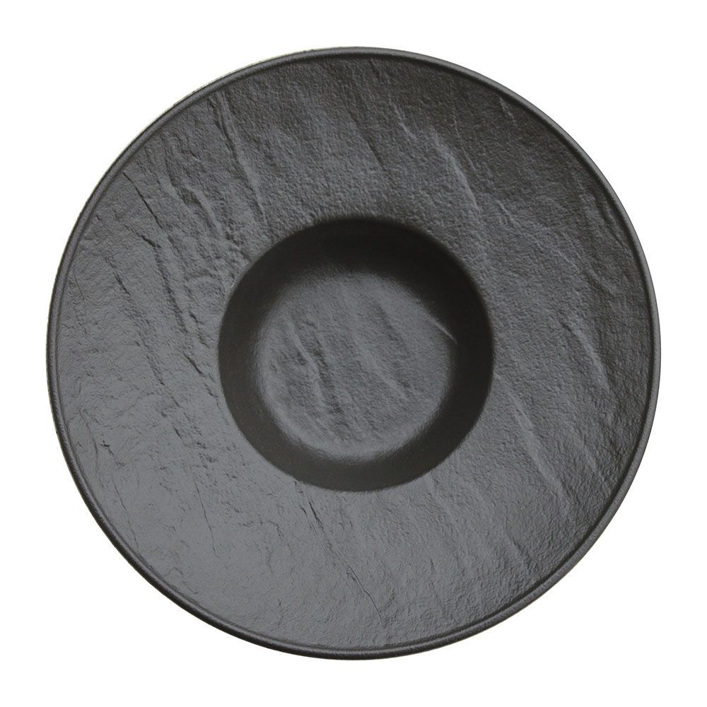 Piatto fondo gourmet 27 cm Vulcania Black - Tognana