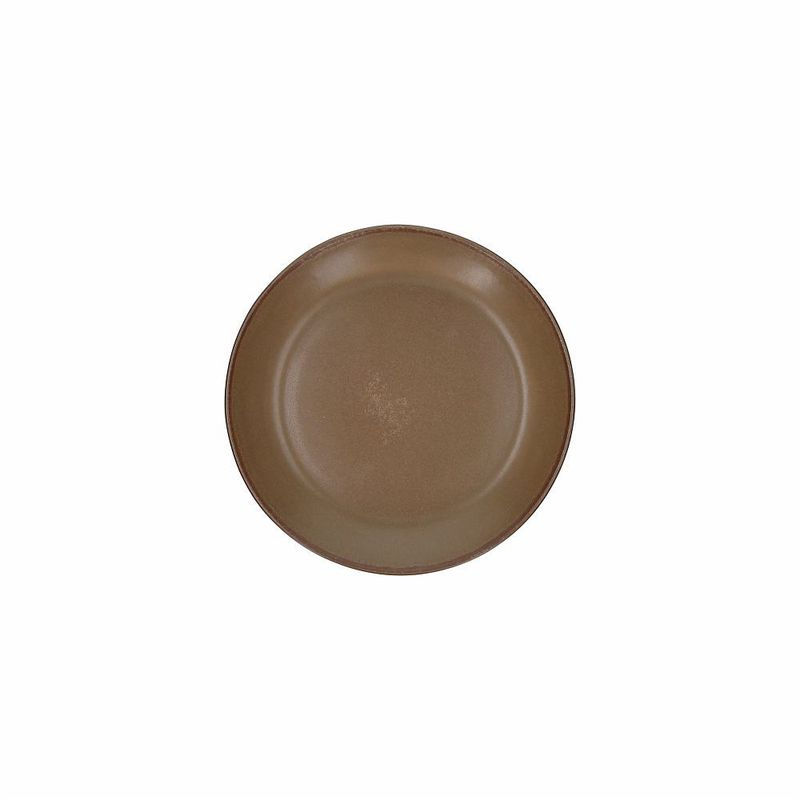 Piatto dessert 21 cm Terracotta Brown biscuit - Tognana