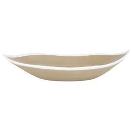 Piatto barca 25,5 x 14,2 cm Brown Show Plate Marina &amp; Clay - Tognana
