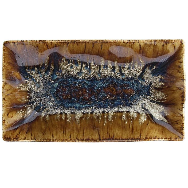 Piatto rettangolare 23 x 13 cm Reef Oyster - Tognana