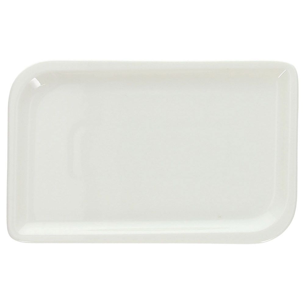 Piatto rettangolare 24 x 15 cm Attitude White - Tognana