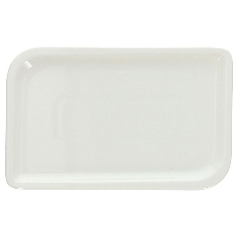 Piatto rettangolare 24 x 15 cm Attitude White - Tognana
