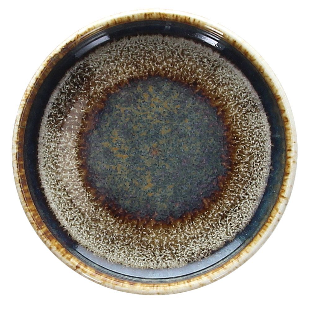 Piatto edge 8,5 cm Bloom Blue e Brown - Tognana