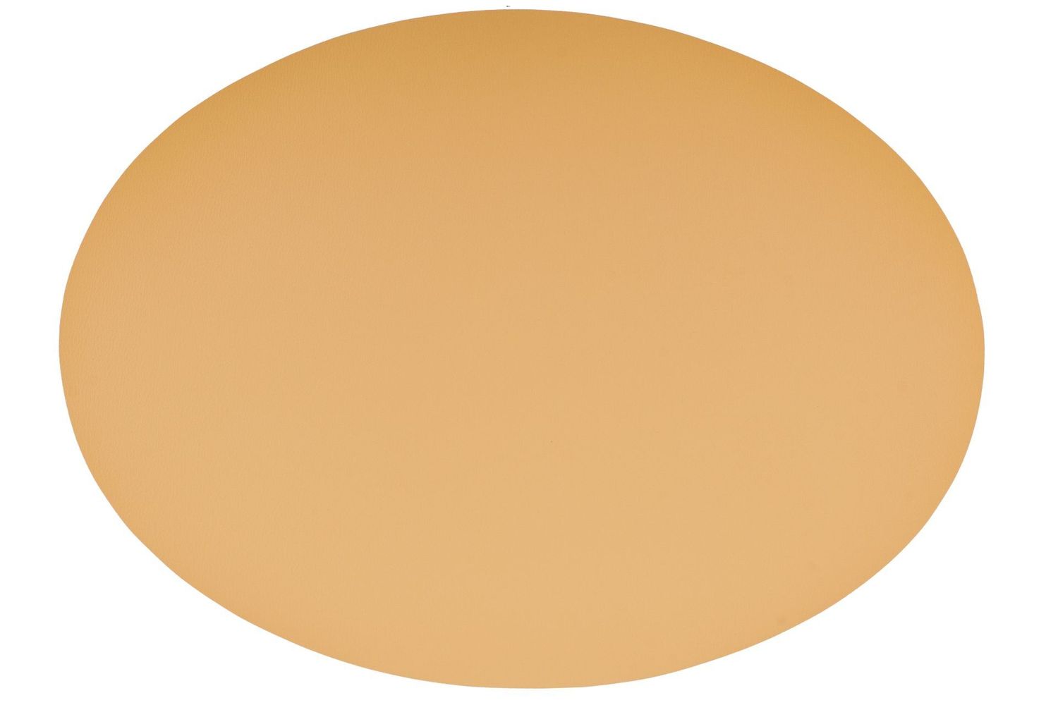 Tovaglietta Ovale Ecopelle 33x45 cm Cammello - Tirolix