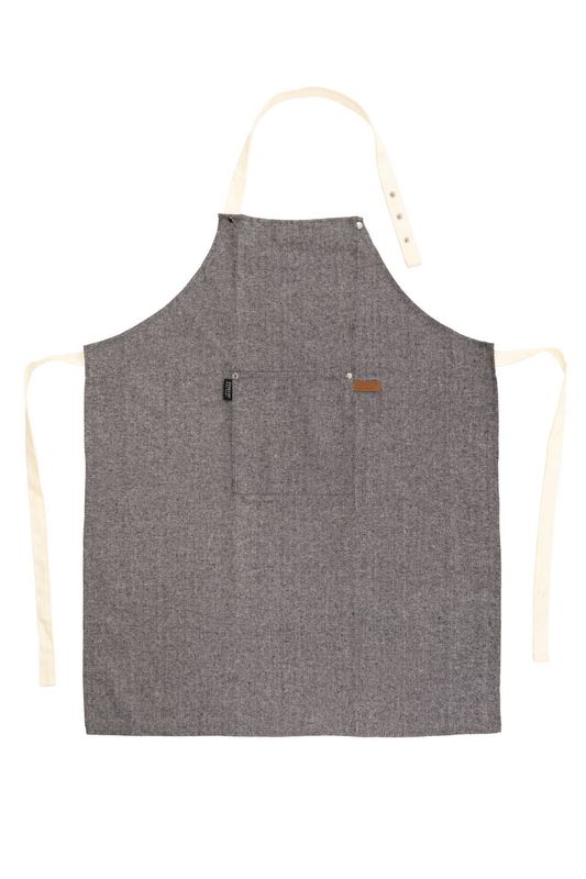 Grembiule Fishbone 68 x 85 cm Nero - Tirolix