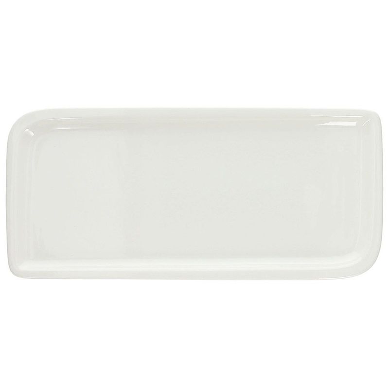 Piatto rettangolare 36 x 16,5 cm Attitude White - Tognana