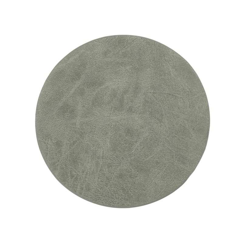 Sottobicchieri Ecopelle 4 pz. 9,5 cm Grigio - Tirolix