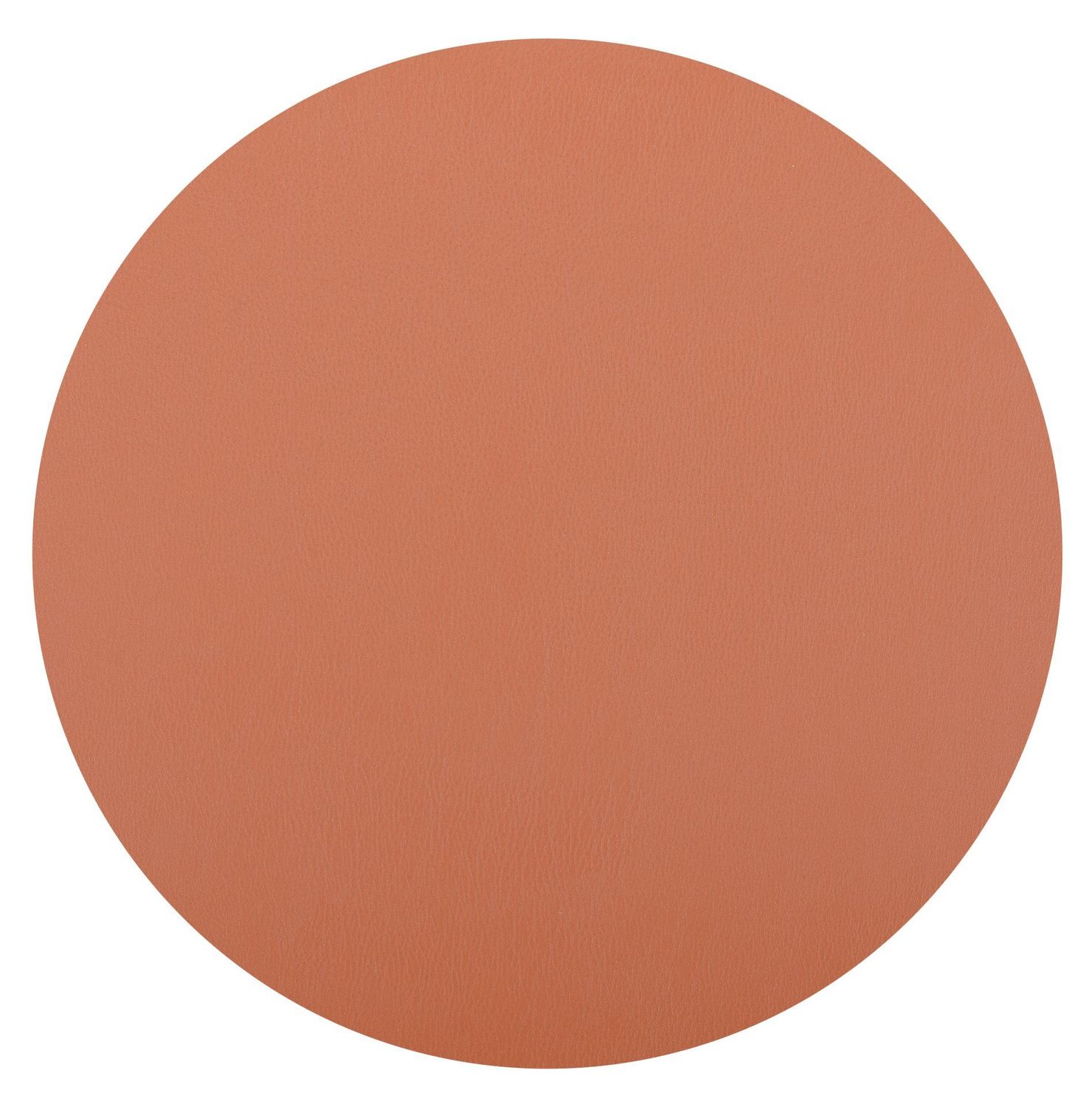 Tovaglietta Rotonda Ecopelle 38 cm Caramello - Tirolix