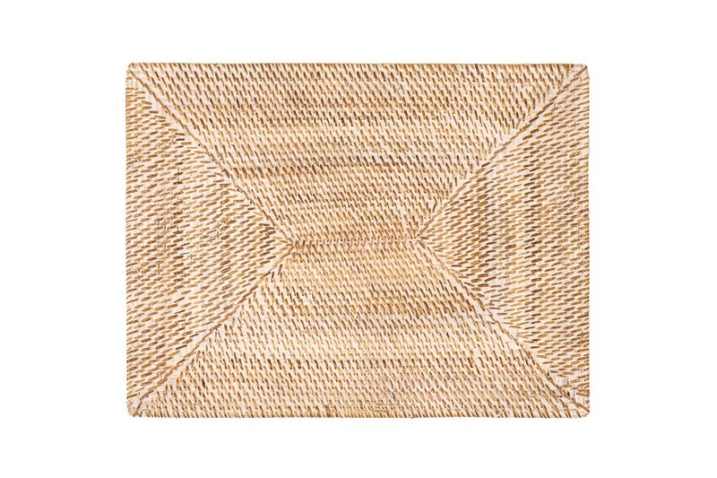 Tovaglietta Rattan 30x40 cm Bianca - Tirolix
