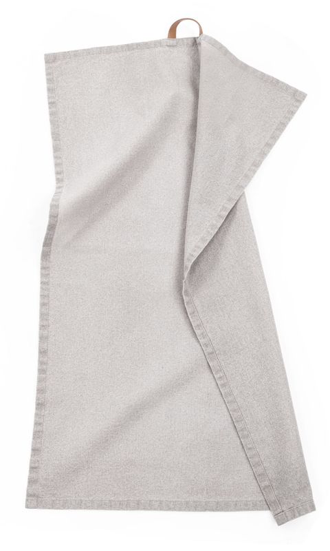 Canovacci/Strofinacci in Tinta Unita 3 Pezzi 50 x 70 cm Grigio Chiaro - Tirolix