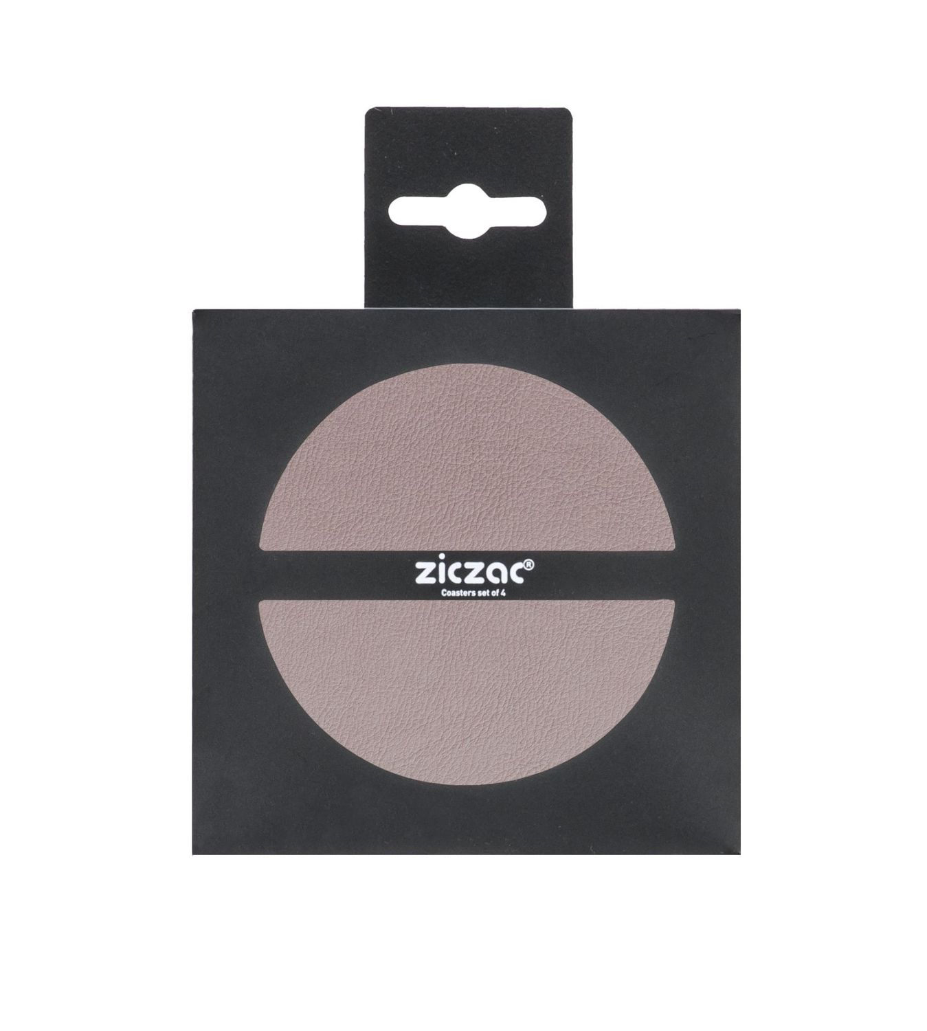 Sottobicchieri Ecopelle 4 pz. 10 cm Malva - Tirolix