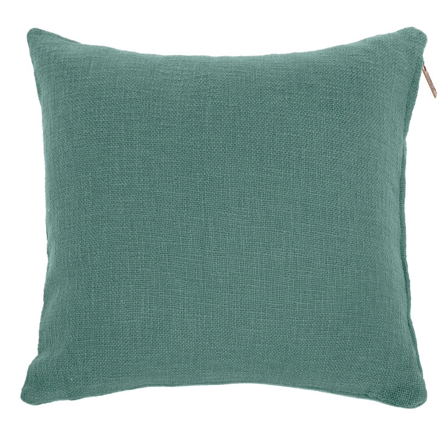 Cuscino in Cotone Slub 60 x 60 cm Verde - Tirolix