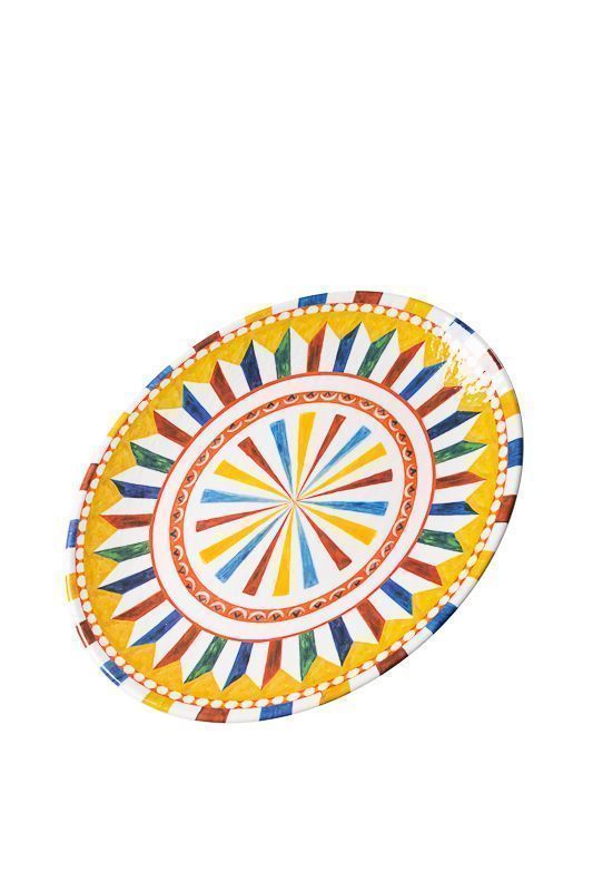 Vassoio Melamina Ovale 39 x 29 x 4,4 cm Carosello - Table Top