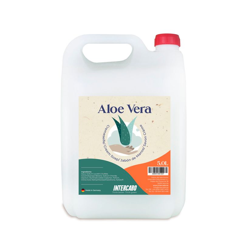 Tanica Ricarica Sapone per le Mani Aloe Vera 5L - Tirolix