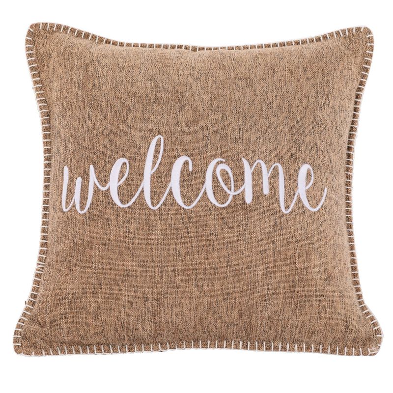 Cuscino con Scritta 45 x 45 cm Sabbia - Tirolix