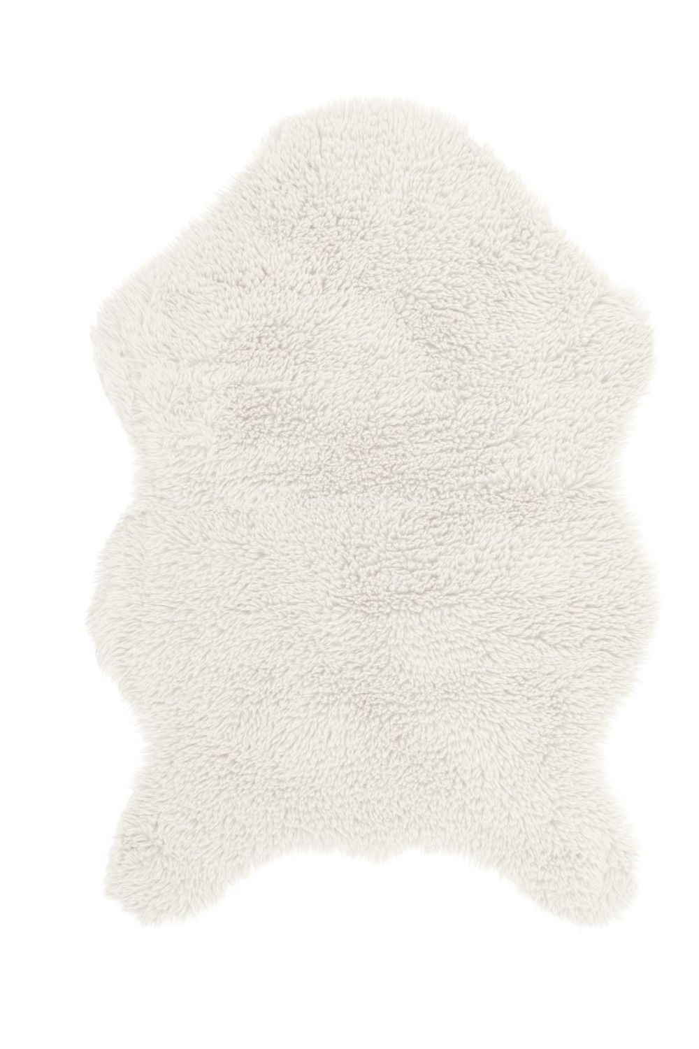 Tappeto in Pelle di Pecora 60 x 90 cm Bianco - Tirolix