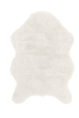 Tappeto in Pelle di Pecora 60 x 90 cm Bianco - Tirolix