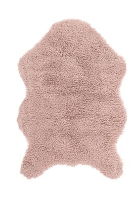 Tappeto in Pelle di Pecora 60 x 90 cm Rosa - Tirolix
