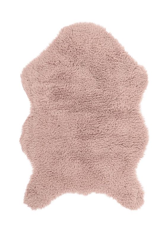 Tappeto in Pelle di Pecora 60 x 90 cm Rosa - Tirolix