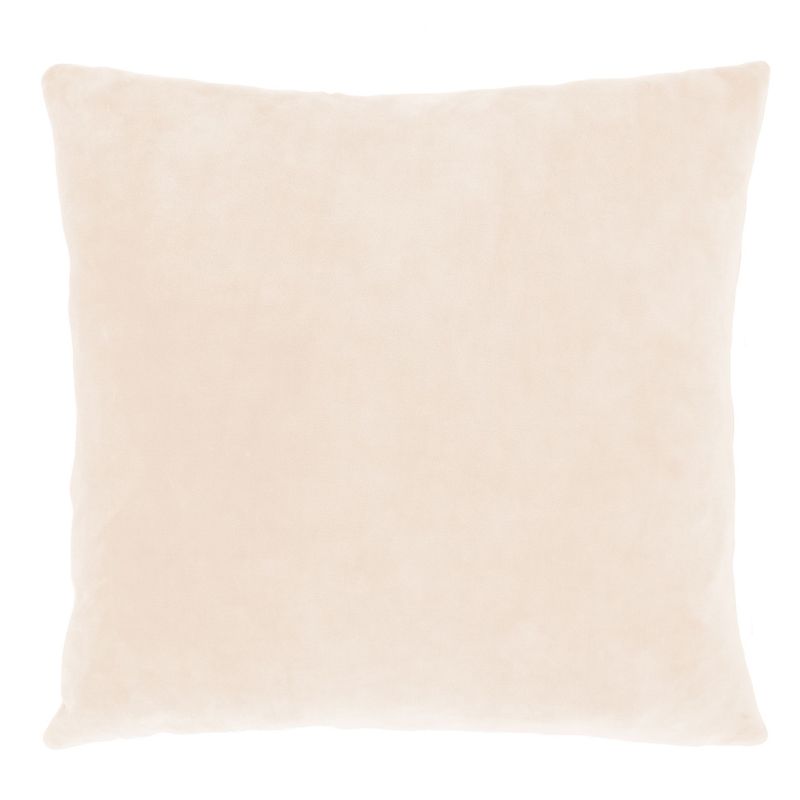 Cuscino in Velluto 45 x 45 cm Crema - Tirolix