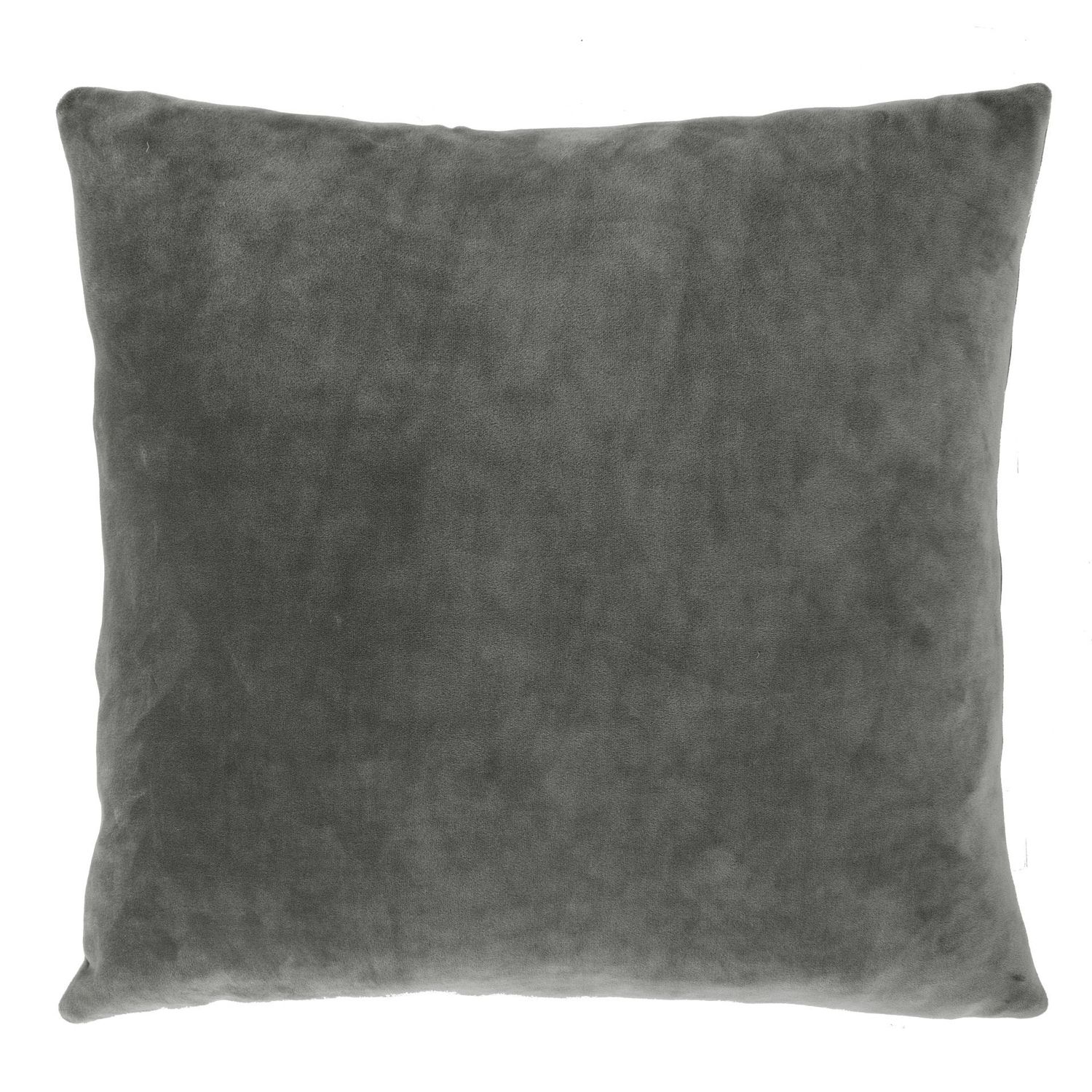 Cuscino in Velluto 45 x 45 cm Grigio - Tirolix