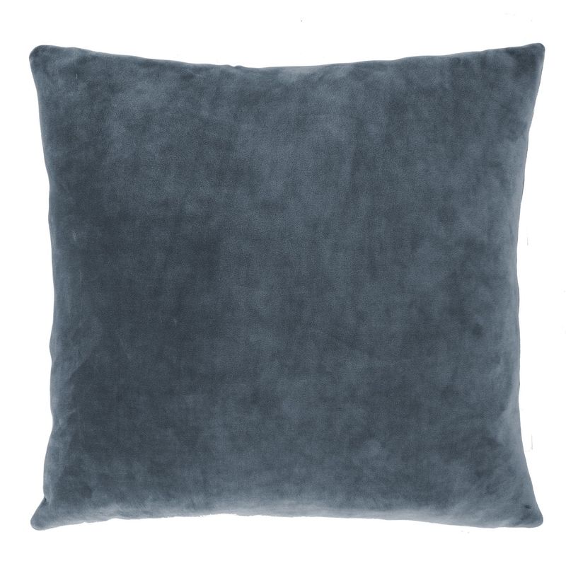 Cuscino in Velluto 45 x 45 cm Blu Pietra - Tirolix