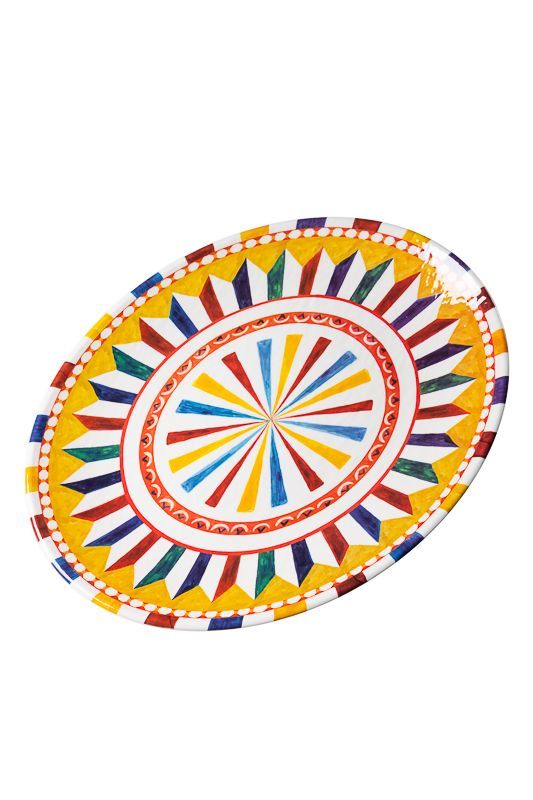 Vassoio Melamina Ovale 49 x 36,5 x 4,5 cm Carosello - Table Top